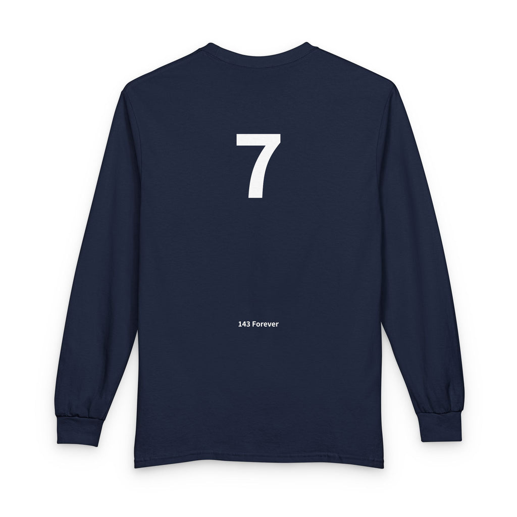 7TH  Happy Anniversary:  Team Shirt Long - Husband / Men's