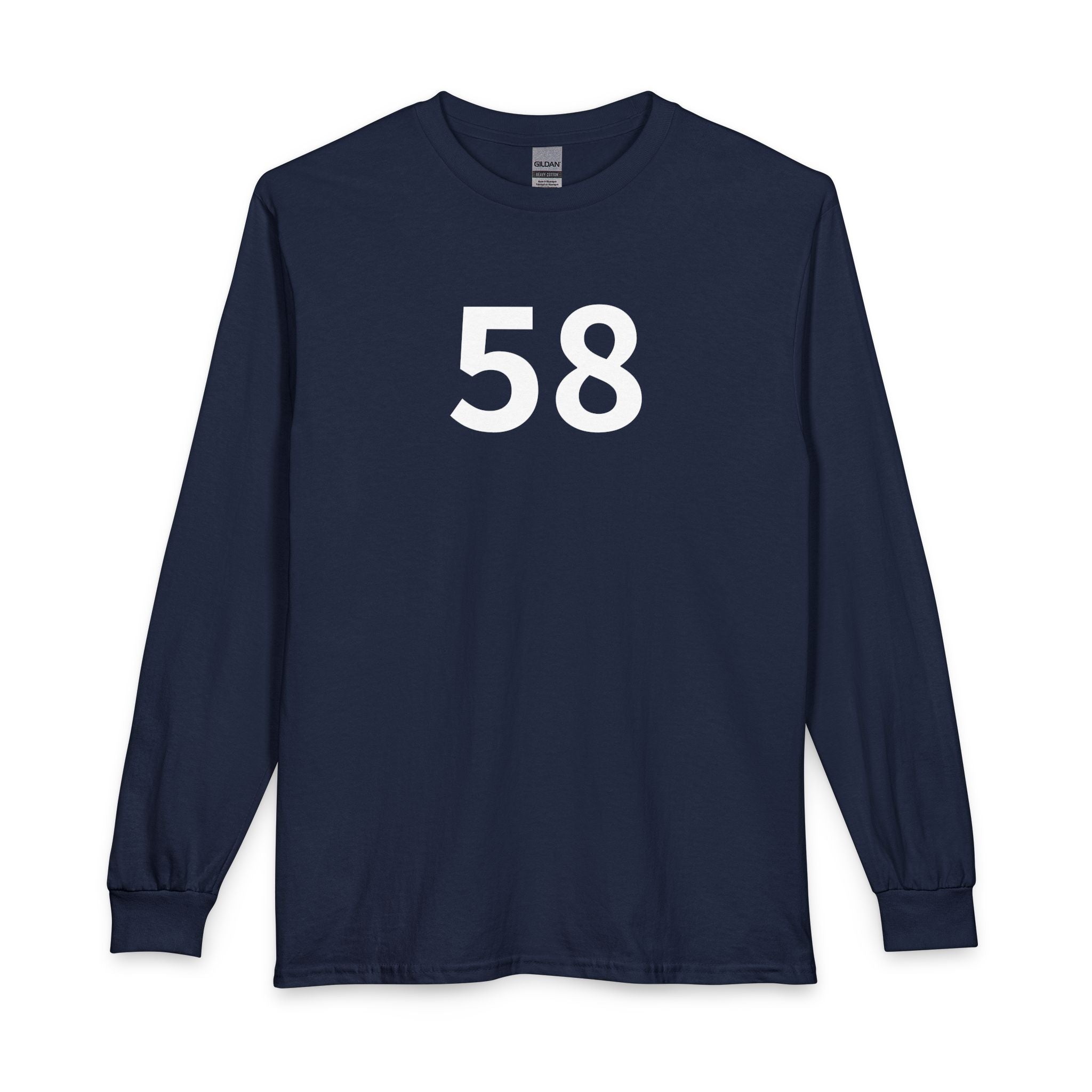 58TH  Happy Anniversary:  Team Shirt Long - Husband / Men's