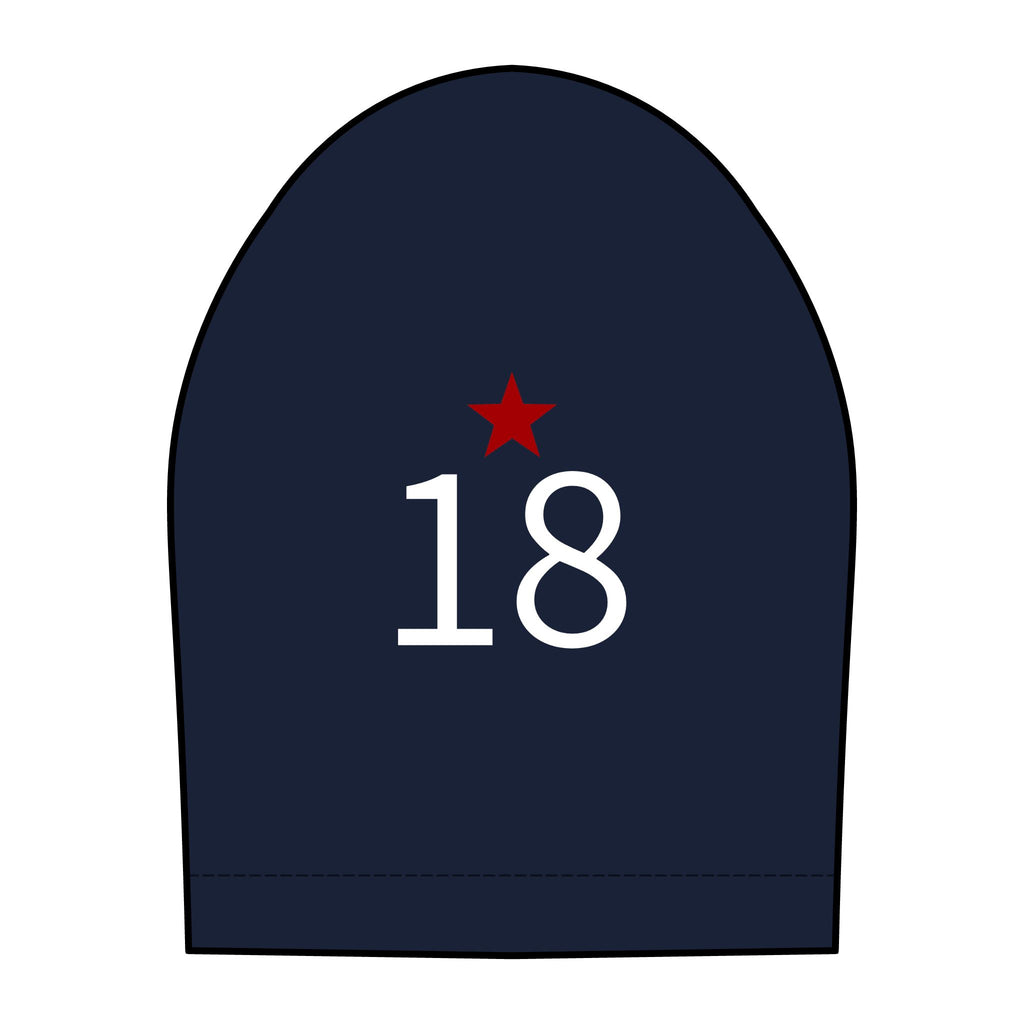 18*  I Miss You: Team polo Shirt - Blue Ribbon - Widow / Women's