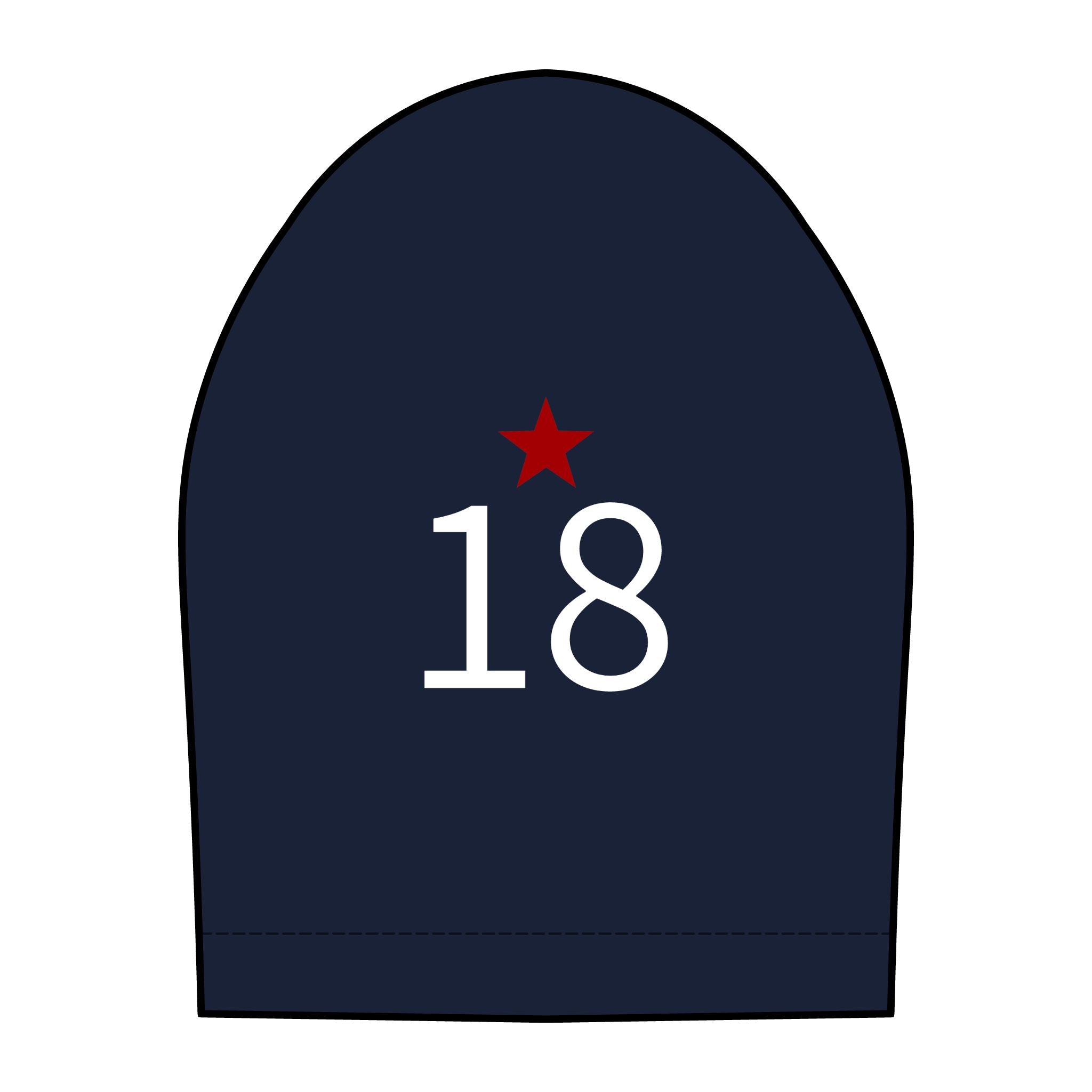 18*  I Miss You: Team polo Shirt - Blue Ribbon - Widow / Women's