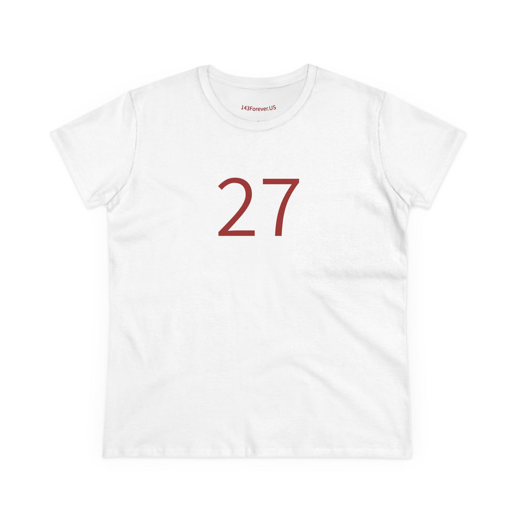27th  Happy Anniversary: Team Shirt Short - Wife / Women's
