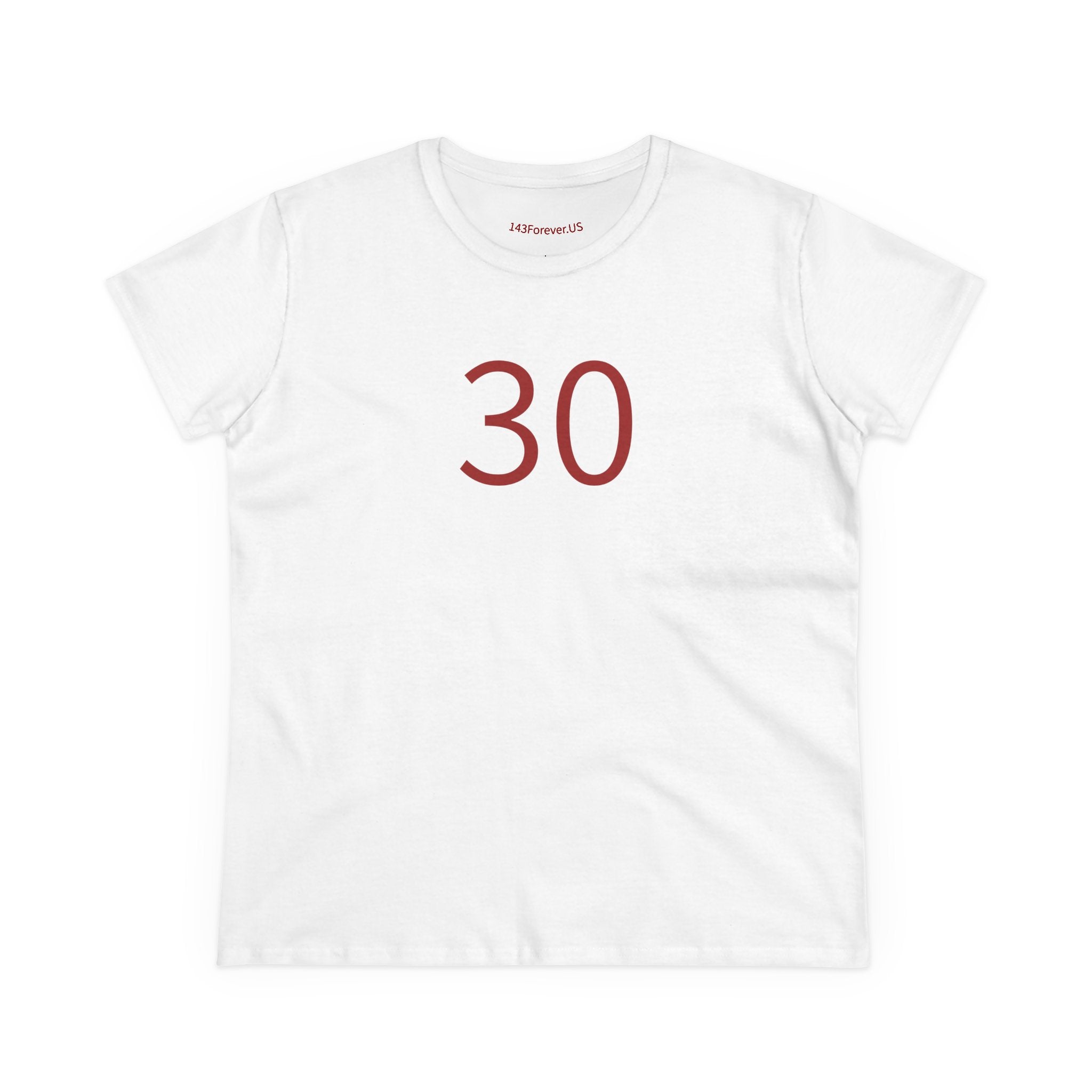 30th  Happy Anniversary: Team Shirt Short - Wife / Women's